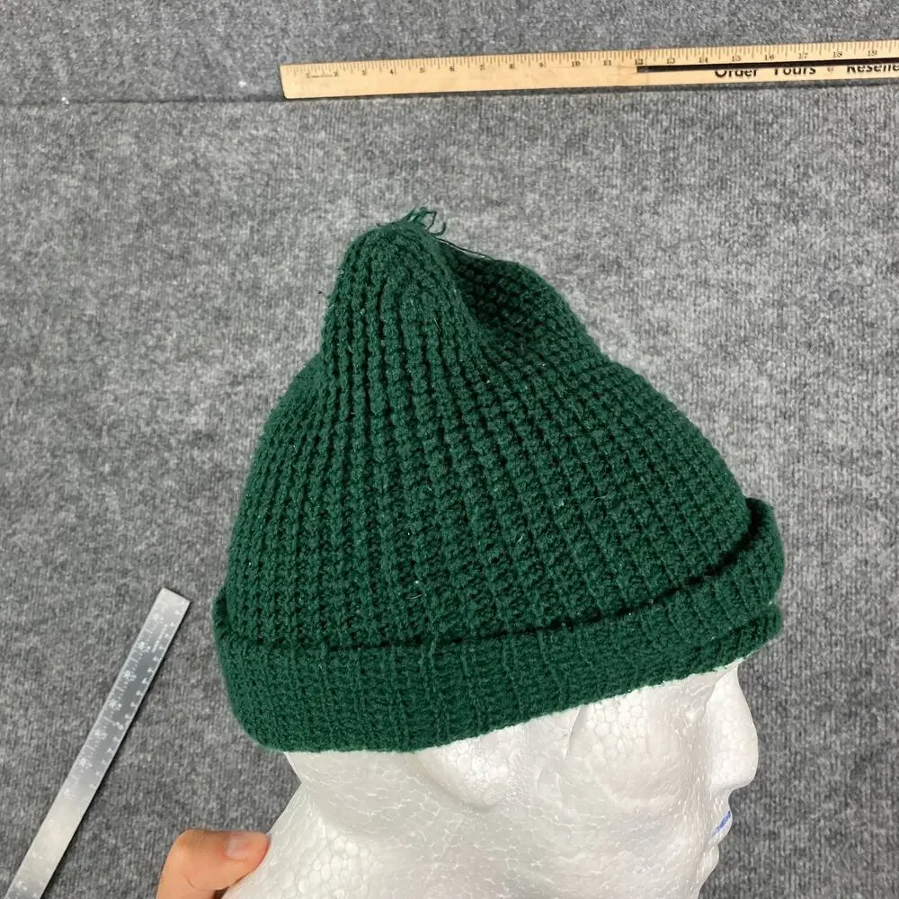 NFL Green Bay Packers Beanie OSFM‎ Green Knit Winter Hat Retro Team Logo